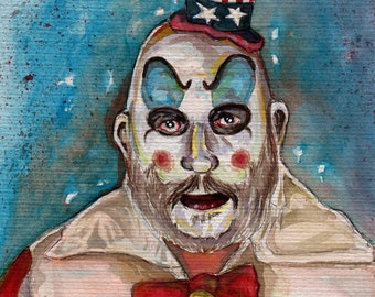 CAPTAIN SPAULDING Fine Art Quality Print (Multiple Sizes) / Horror Art / House of 1000 Corpses