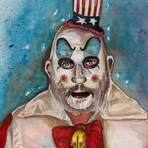 CAPTAIN SPAULDING Fine Art Quality Print (Multiple Sizes) / Horror Art / House of 1000 Corpses