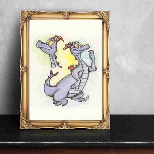 FIGMENT Fine Art Quality Prints / Collection of 2 / Disney Figment / Imagination / EPCOT Center / Disney Decor / Dreamfinder / Figment Art image 5