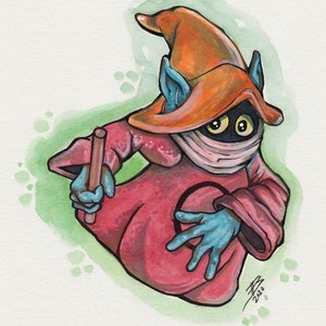 ORKO Masters of the Universe  Fine Art Quality Print  (Multiple Sizes)  /   Inspired by He-Man Classic Animated Show