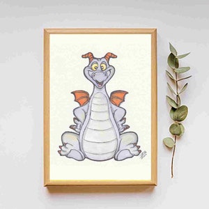 FIGMENT Fine Art Quality Prints / Collection of 2 / Disney Figment / Imagination / EPCOT Center / Disney Decor / Dreamfinder / Figment Art image 6