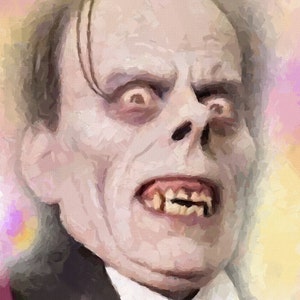 Phantom of the Opera Fine Art Quality Print (Multiple Sizes)   /  Lon Chaney Famous Monsters
