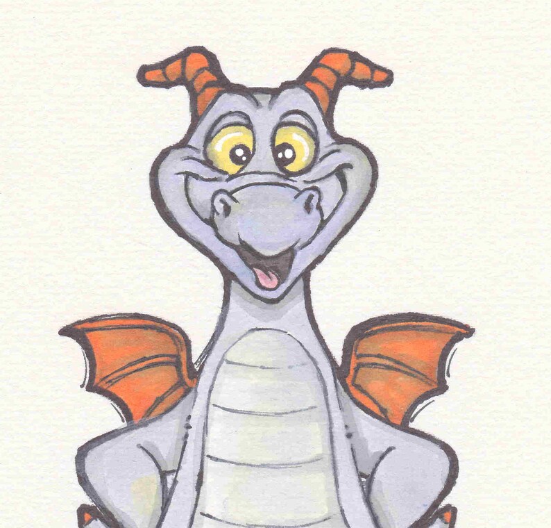 FIGMENT Fine Art Quality Prints / Collection of 2 / Disney Figment / Imagination / EPCOT Center / Disney Decor / Dreamfinder / Figment Art image 4