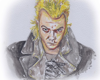 DAVID The Lost Boys Fine Art Quality Print (Multiple Sizes)  / Vampire Art / Kiefer Sutherland