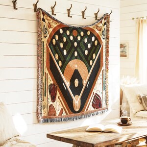 Baseball Field Decor Woven Blanket - Sports Lovers Cozy Throw for Fans, Boys Bedroom, Gift for Dad, Baseball Fans Gift, Game Days Wall Art image 2