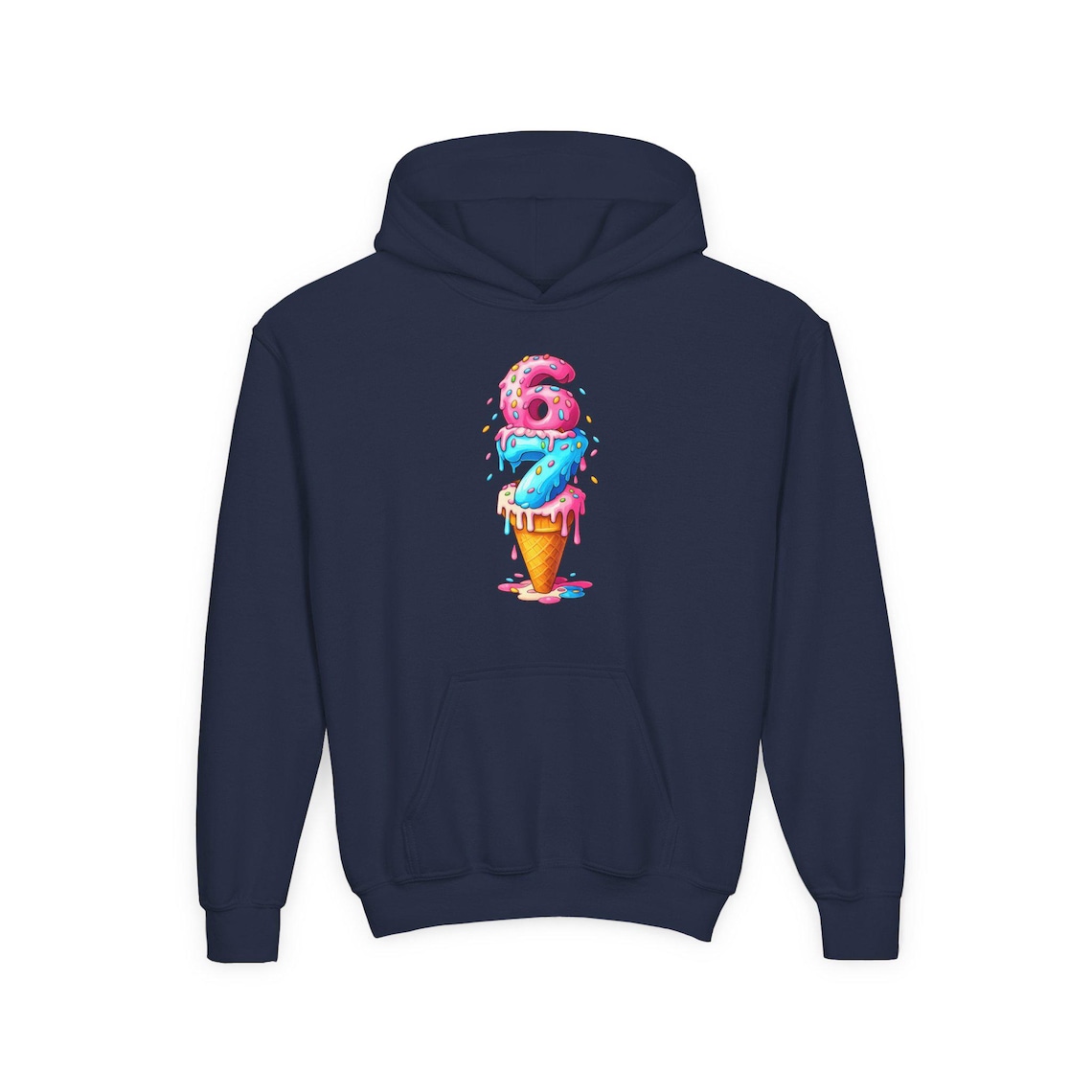 Ice Cream Sparkle Sweatshirt - Pink