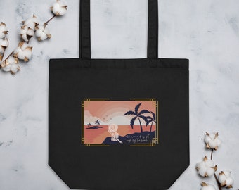 High By The Beach Tote Bag | Lana Del Rey Inspired | For Beach / Work / Errands / Groceries