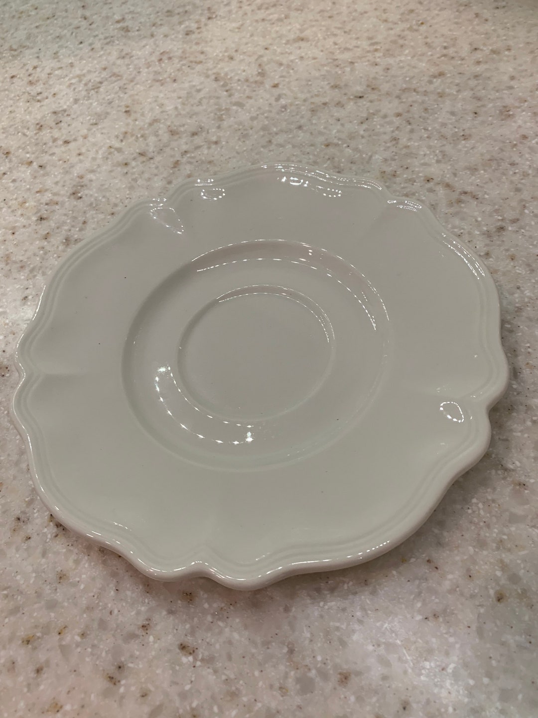 Red Cliff Ironstone Saucer Plate Heirloom Collection Etsy