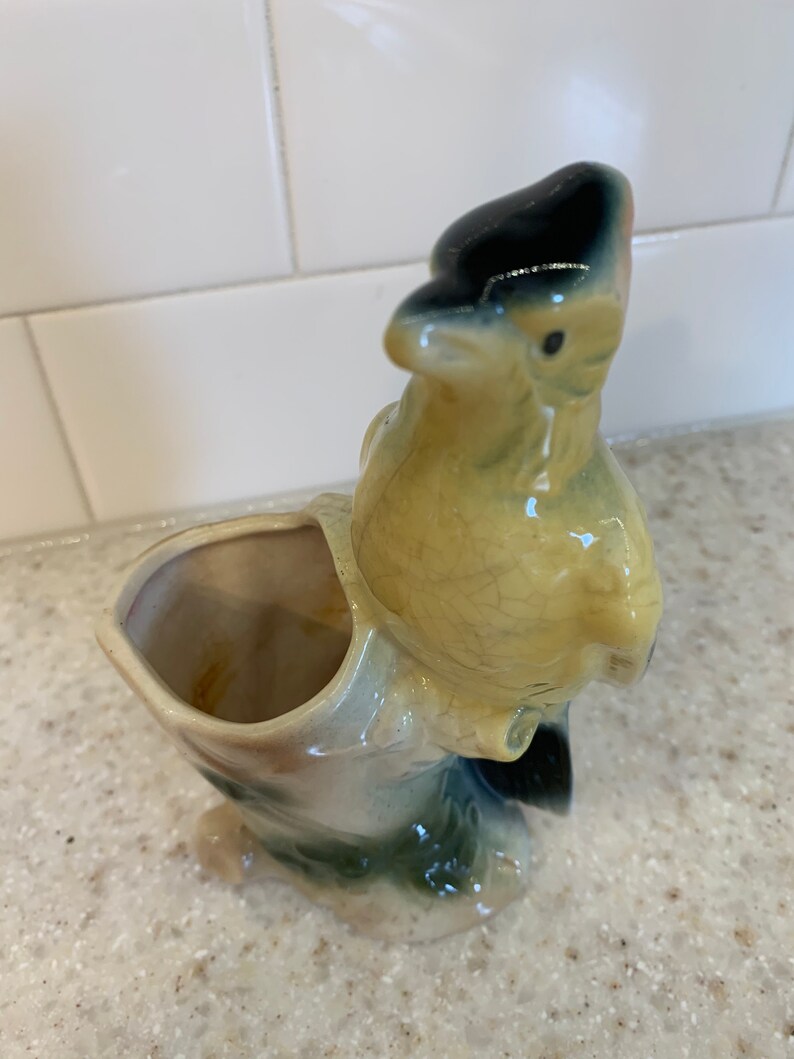 Vintage Royal Copley Bird Vase Etsy