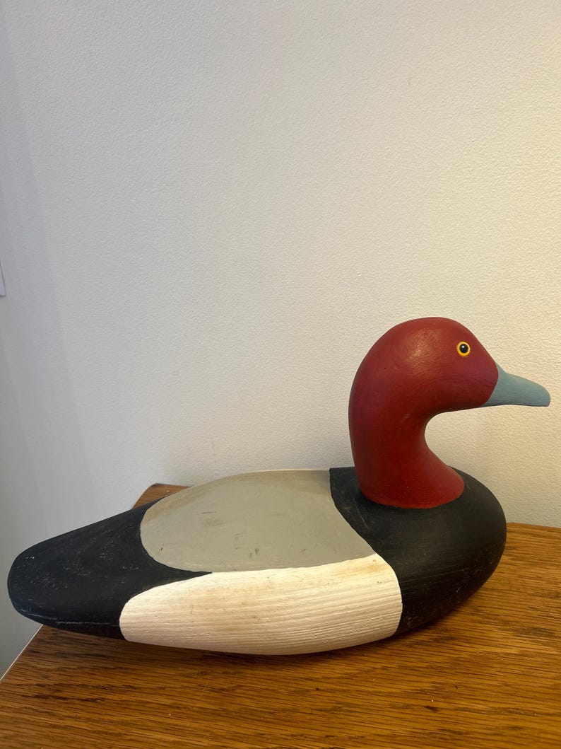 Hand Carved Wooden Duck Figurines, Large Wooden Duck, Handmade Duck - Etsy