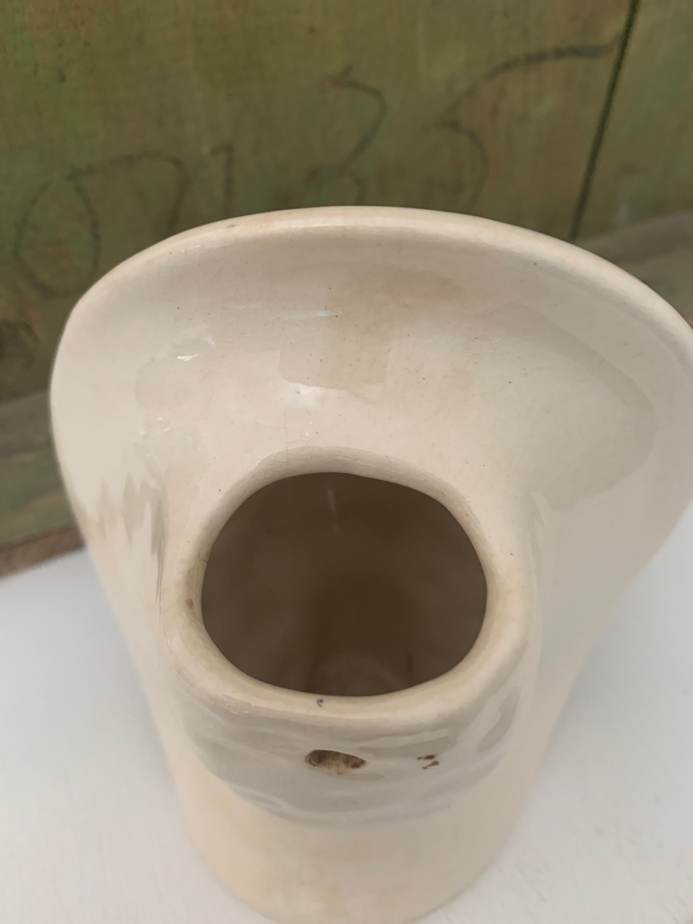 Vintage Lady Head Wall Pocket Hand Painted Jonesboro Tenn Etsy