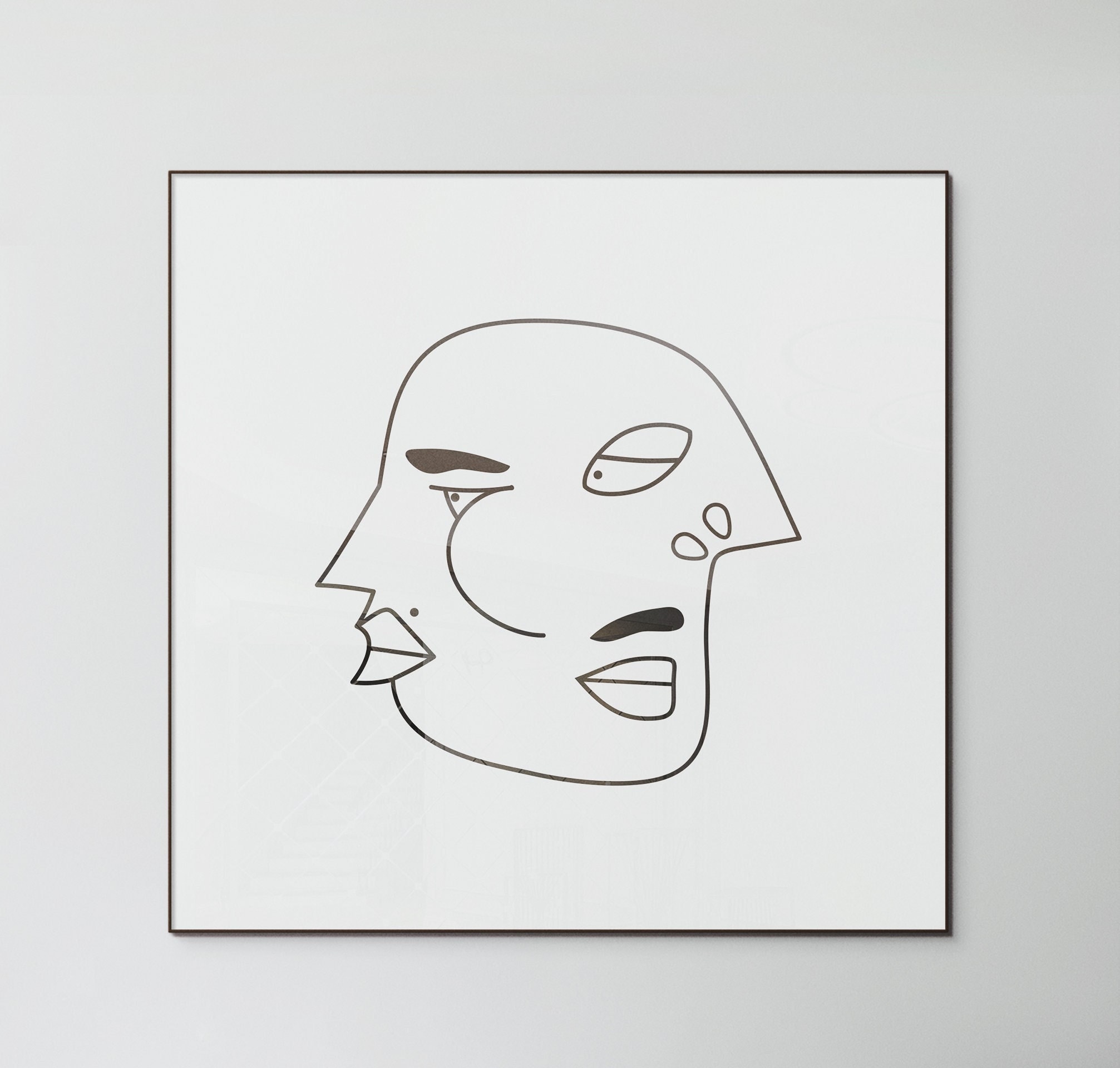 Picasso Style Wall Art, Picasso Printable Line Art, Picasso Line Art ...