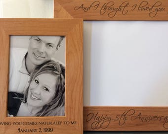 Personalized Solid Wood Frame, Engraved Frame, Custom Frame, Photo Frame, Picture Frame, Frames, Wall Frame, Family Portrait, Birthday Gift