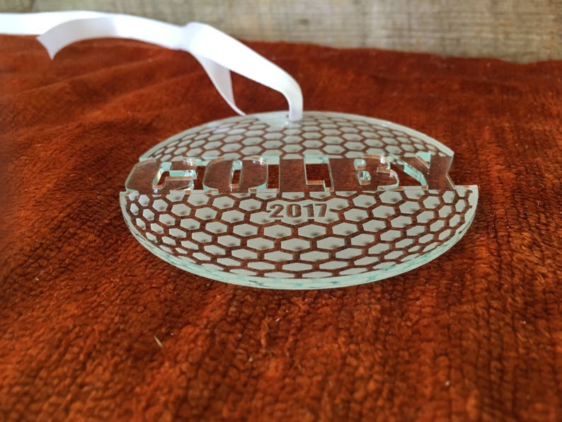 Golfing Christmas Ornament