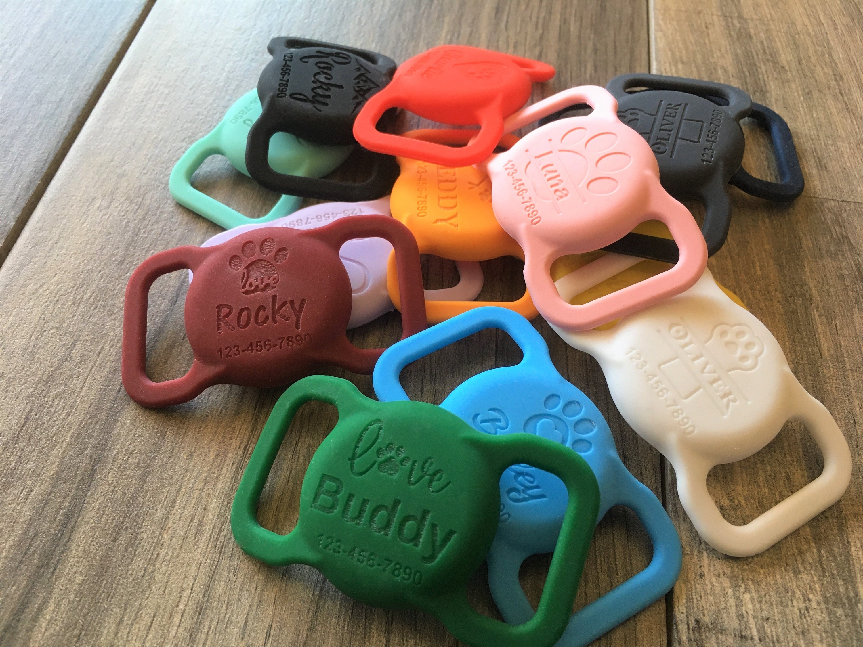 Sichy Airtag Collare per cani, Pet Custodia Protettiva in Silicone per