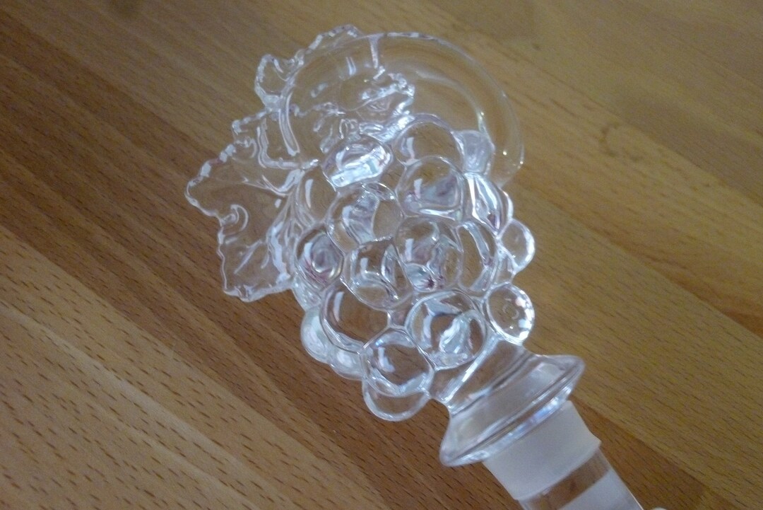Vintage Mikasa Crystal Bottle Stop Decanter Bottle Stopper Fine Crystal