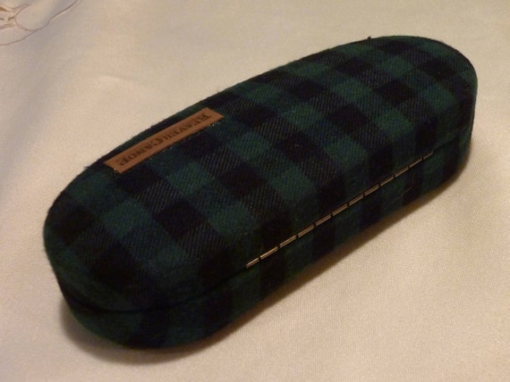 Vintage Eyewear Case - Classic Plaid Design - Bea… - image 4