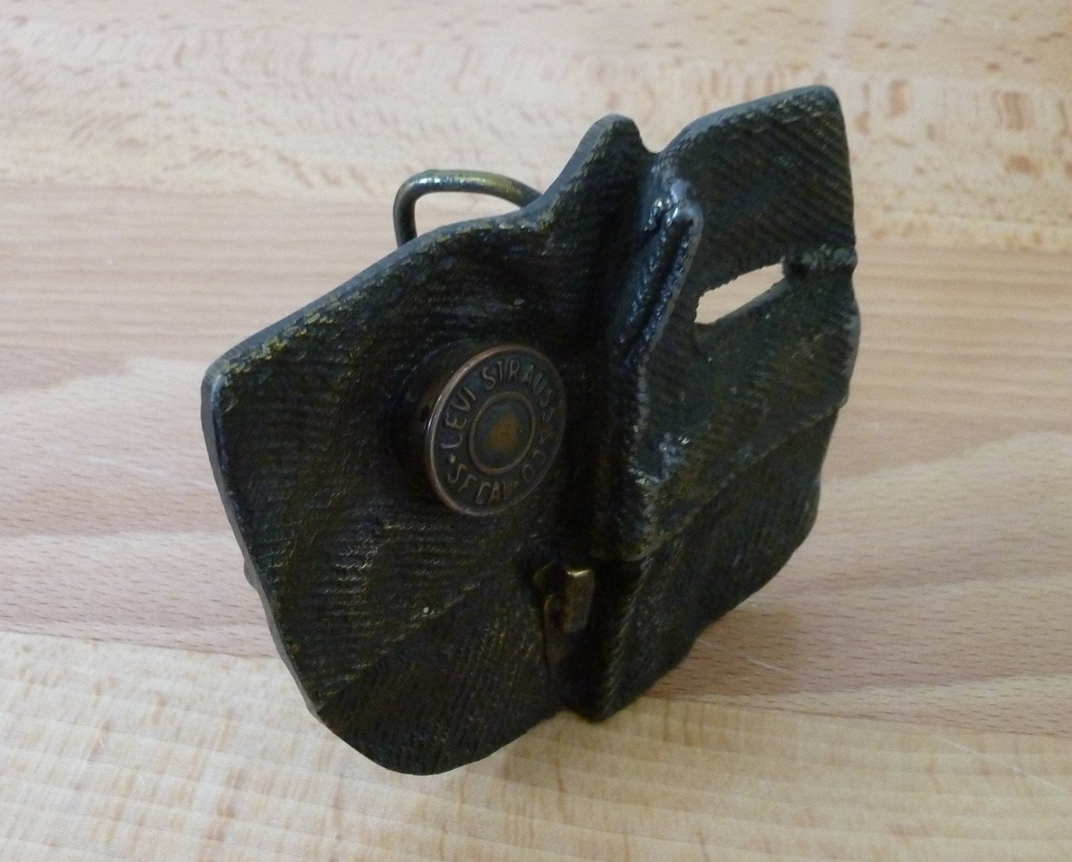 Vintage Levis Belt Buckle - Brass Buckle - 1976 Bergamot Vintage Levis Belt Buckle - Brass Buckle - 1976 Bergamot