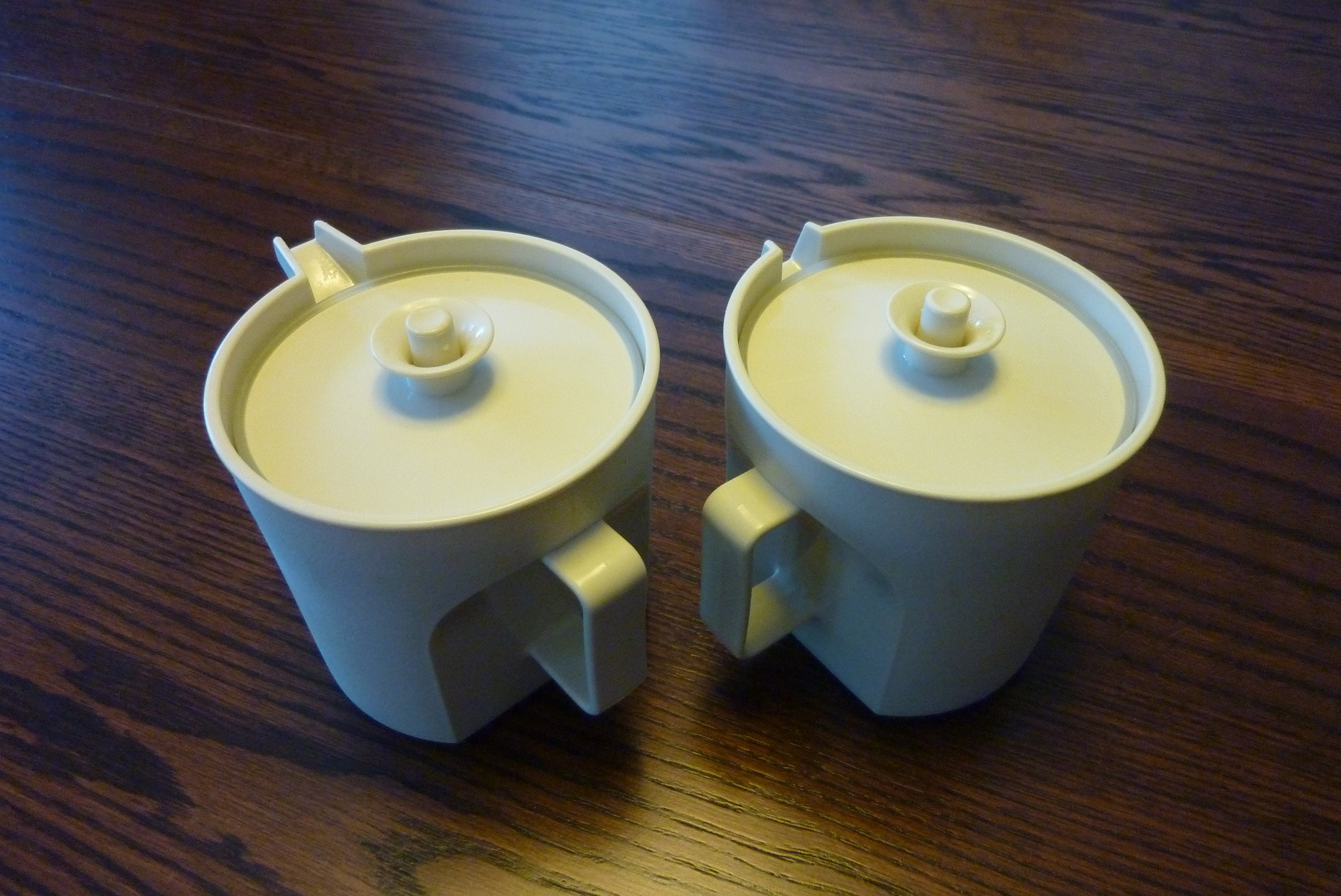 Vintage Tupperware Cream and Sugar Container Condiment Etsy