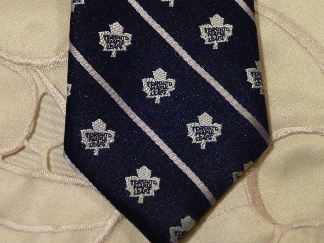 Vintage Clip Tie NHL Tie Kid Toronto Maple Leaf Tie Etsy