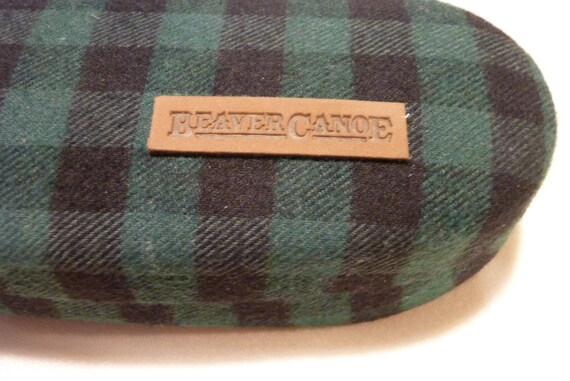 Vintage Eyewear Case - Classic Plaid Design - Bea… - image 2