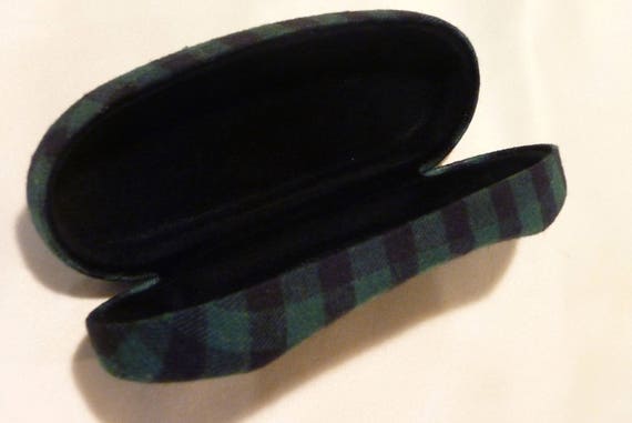 Vintage Eyewear Case - Classic Plaid Design - Bea… - image 3