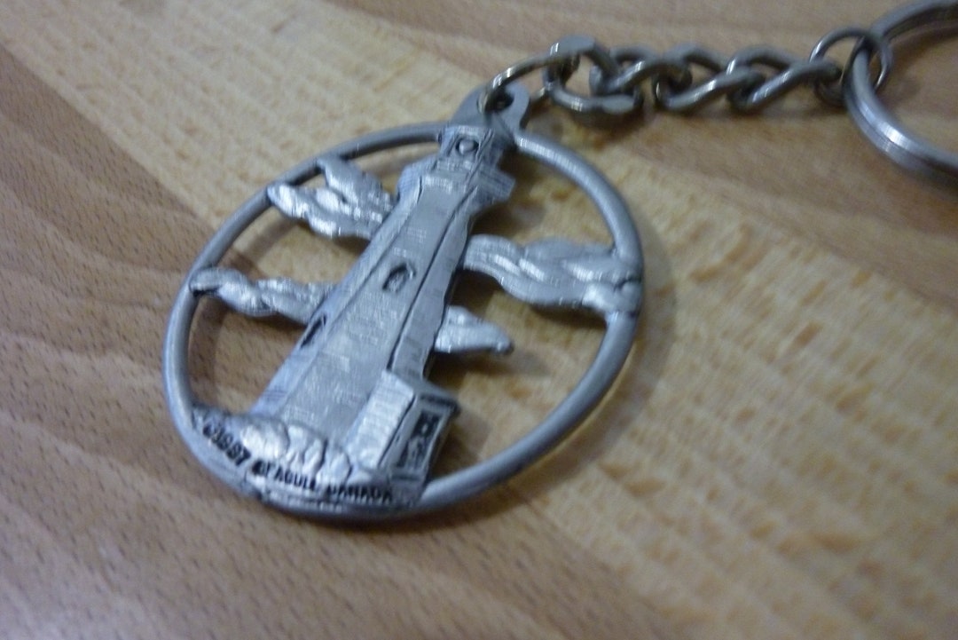 Lighthouse Key Chain Vintage Pewter Lighthouse Key Chain - Seagull Pewter Chain -nautical ...