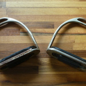Vintage English Stirrups  - English Saddle Stirrups ~ Equestrian Decor ~ Horse Accessories ~ Horse Riding Gear Lover