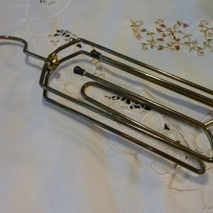 Vintage Belt and Tie Hanger - Uniquely Designed  Metal Hanger - Closet Organizer - Displays All Your Accessories