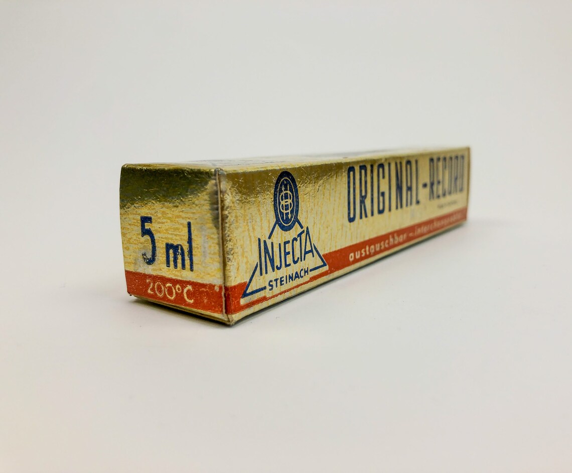 Vintage Syringe German Record Syringe Glass Syringe Reusable Etsy UK