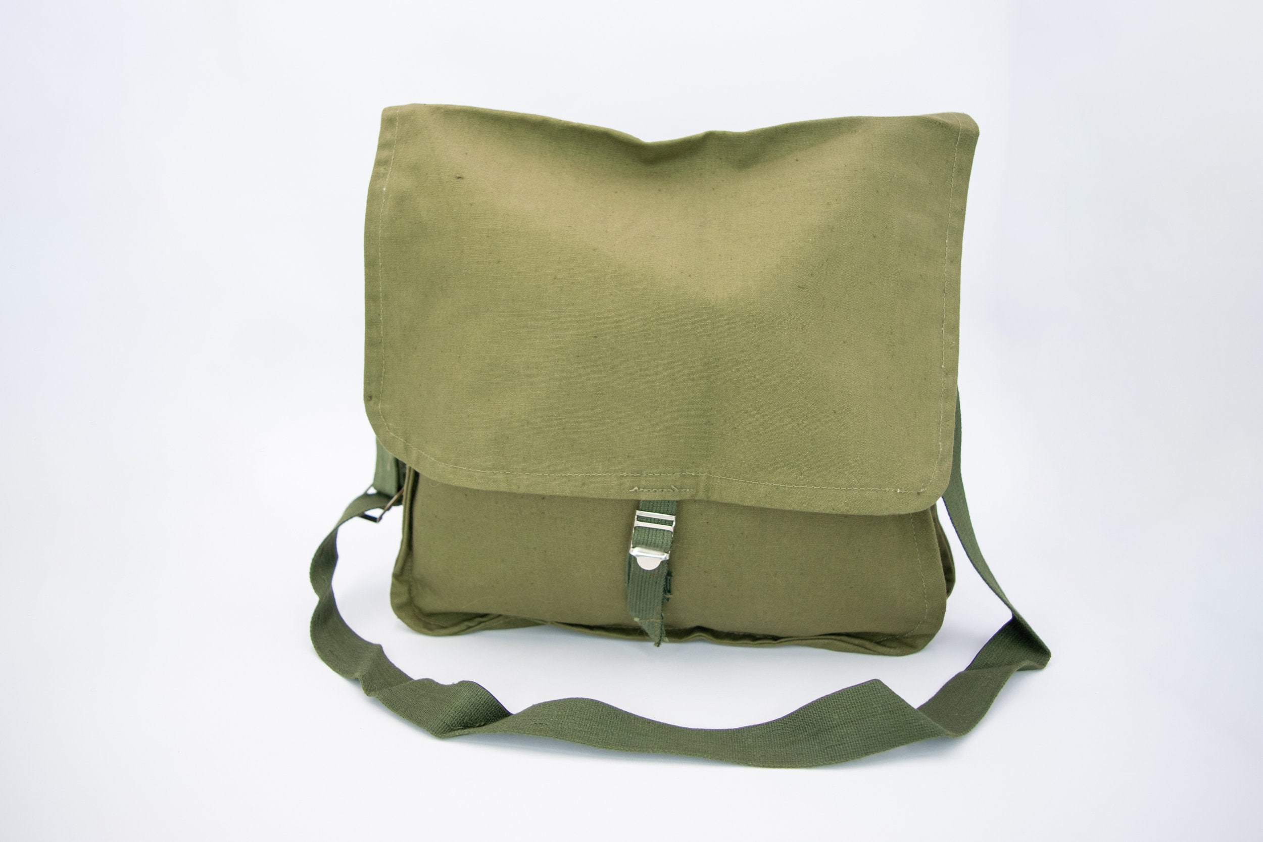 Vintage Canvas Bag Never Used Messenger Bag Military Bag 