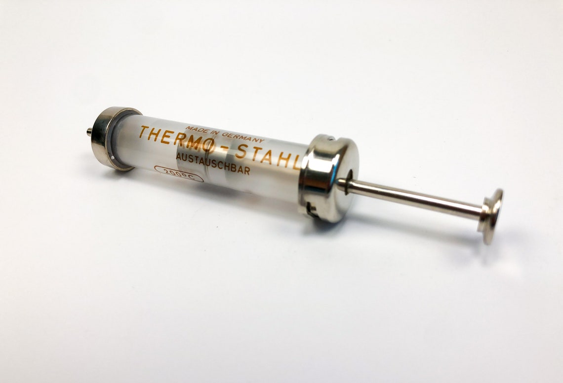 Vintage Syringe German Record Syringe Glass Syringe Reusable Etsy UK