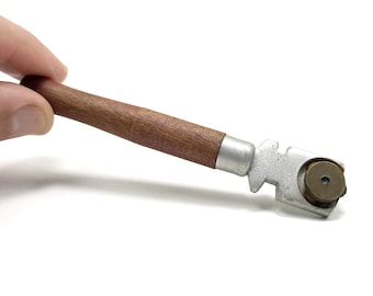 Cortador de vidrio vintage Cortador de vidrio cortador de vidrio Herramienta de corte de vidrio Diamante herramienta de vidrio herramienta de vidrio herramienta industrial herramienta herramienta de corte regalo