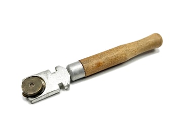 Cortador de vidrio vintage Cortador de vidrio cortador de vidrio Herramienta de corte de vidrio Diamante herramienta de vidrio herramienta de vidrio herramienta industrial herramienta herramienta de corte regalo