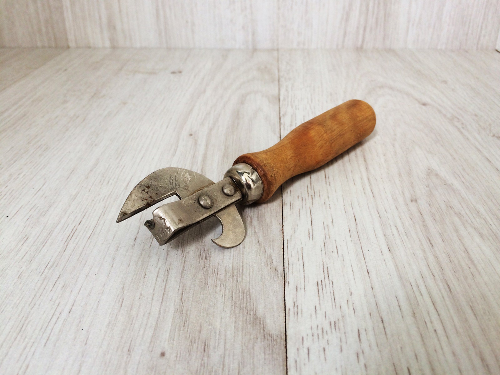 Vintage can opener Old can opener Antique can opener Primitive Etsy