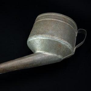 Vintage metal funnel Antique tin funnel Industrial funnel Liquid funnel Gas funnel Diesel funnel Oil funnel Rusty funnel Primitive funnel