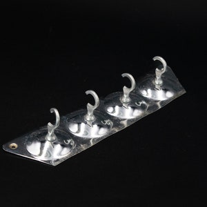 Vintage wall hanger Chrome hanger Towel hanger Coat hanger Kitchen hanger Bath hanger Clothes hanger Home decor Kitchen decor Rustic decor
