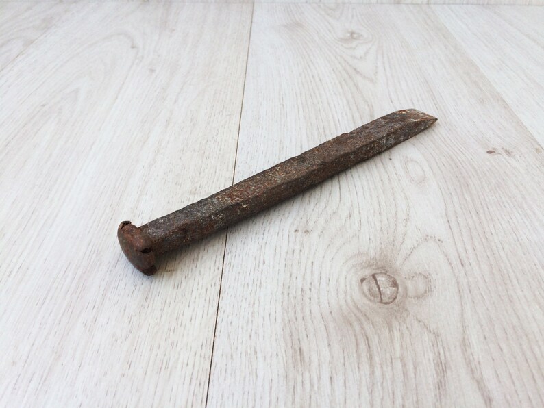 Vintage Chisel Metal Chisel Mason Tool Primitive Tool Stonemason Chisel