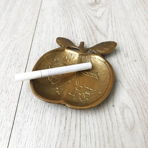 Vintage ashtray Bronze ashtray Indoor ashtray Outdoor ashtray Cigarette ashtray Cast ashtray Retro ashtray Metal ashtray Gift for smokers
