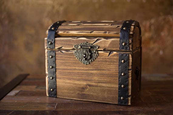 childrens wooden treasure chest
