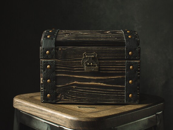 toy treasure chest with lock