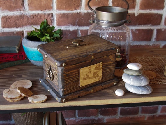 Custom Memory Box Small Rustic Wooden Keepsake Box Etsy