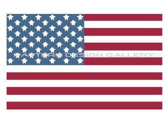 American Flag Graph Crochet Pattern Graph and Written Afghan Crochet Pattern C2C Cross Stitch PDF Instant Download