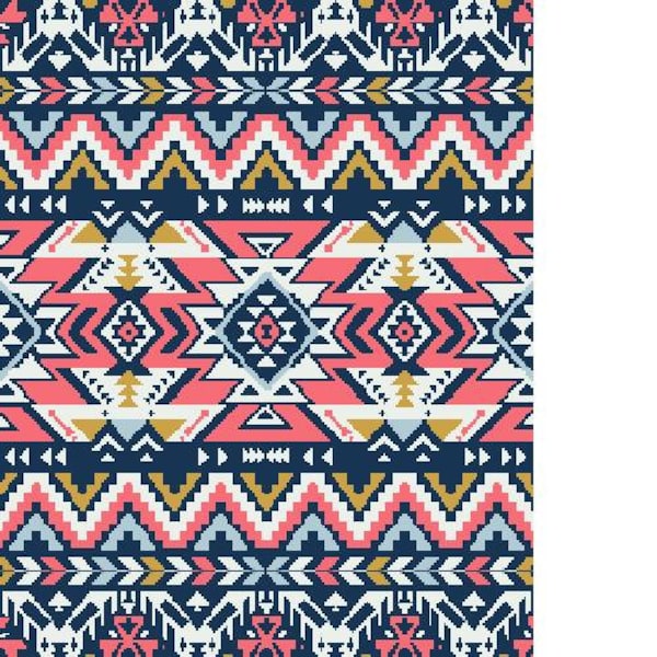 Southwest Graphgan Afghan Pattern  Aztec Southwestern Graph and Written Crochet Pattern PDF Instant Download