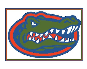 Gator Crocodile Graph Crochet Pattern  Crocodile Gator Graph and Written Afghan Crochet Pattern PDF Instant Download