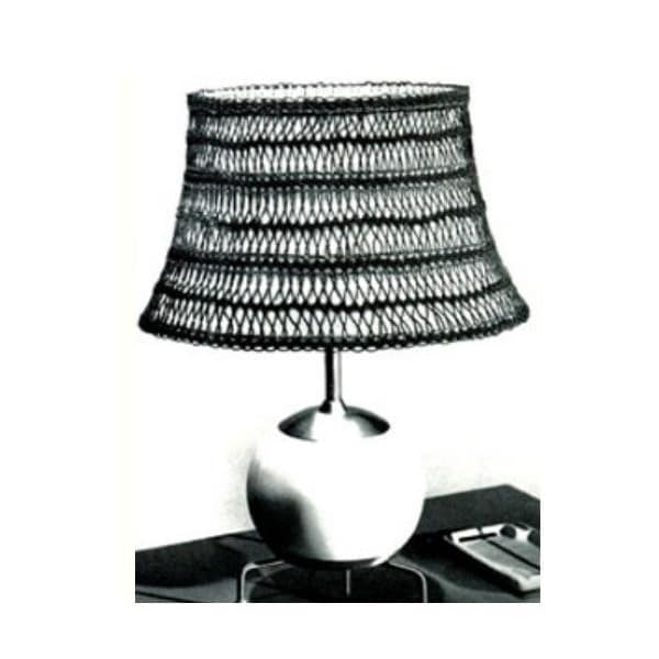 Hairpin Lace Lampshade Cover Crochet Pattern  Lampshade Cover Pattern PDF Instant Download