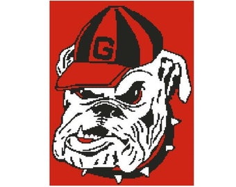 G Cane Bulldog Grafico Afgano Schema all'uncinetto Testo Istruzioni e grafici Schema all'uncinetto Graphgan PDF Download immediato