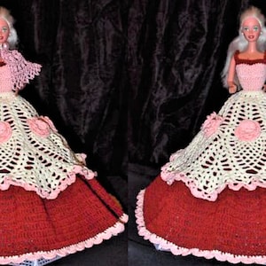 Bed Doll Pineapple Crochet Pattern   Pillow Doll Outfit Crochet Pattern PDF Instant Download