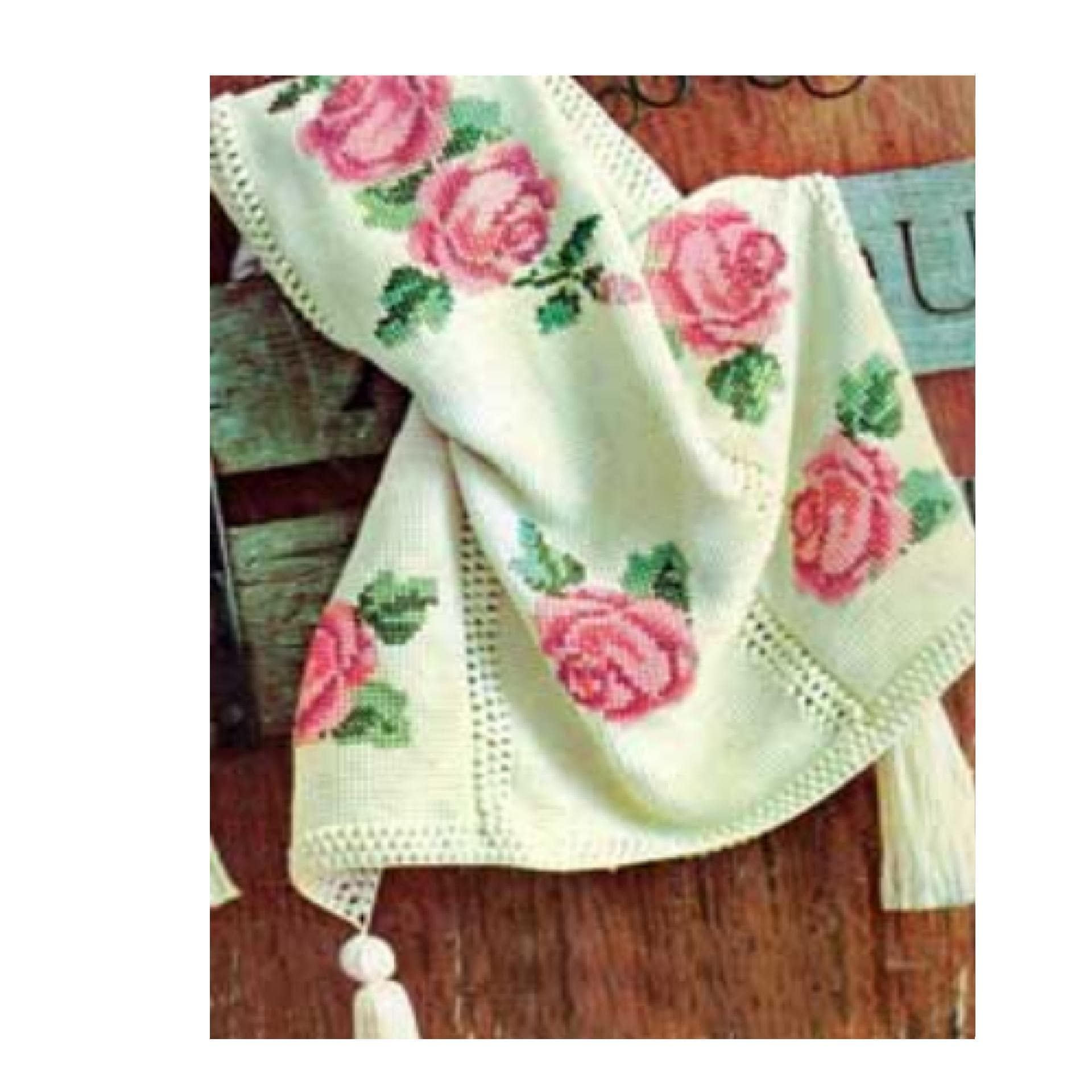 40 Valentine Crochet Patterns to Make for Gifts, Decor, and Cozy Seasonal Touches 26 Rose Flower Motif Afghan Crochet Pattern Rose Leaf Afghan