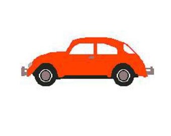 Schema all'uncinetto per auto Beetle Bug Graphgan Schema all'uncinetto per auto e scritta Afghan con uncinetto PDF Download immediato
